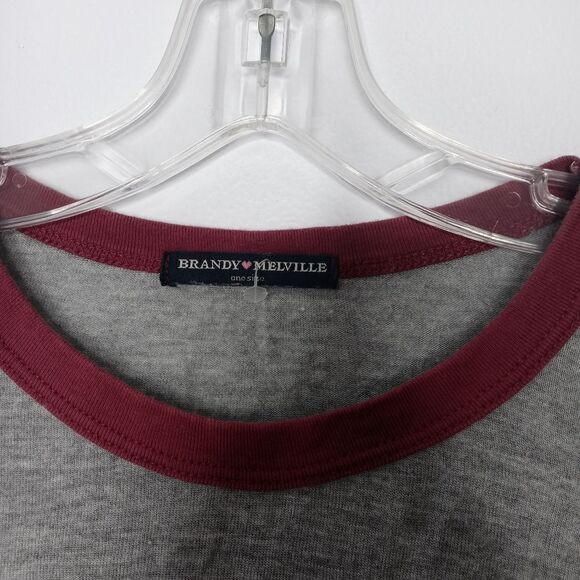 Brandy Melville gray bad luck tee in One size - Picture 3 of 6
